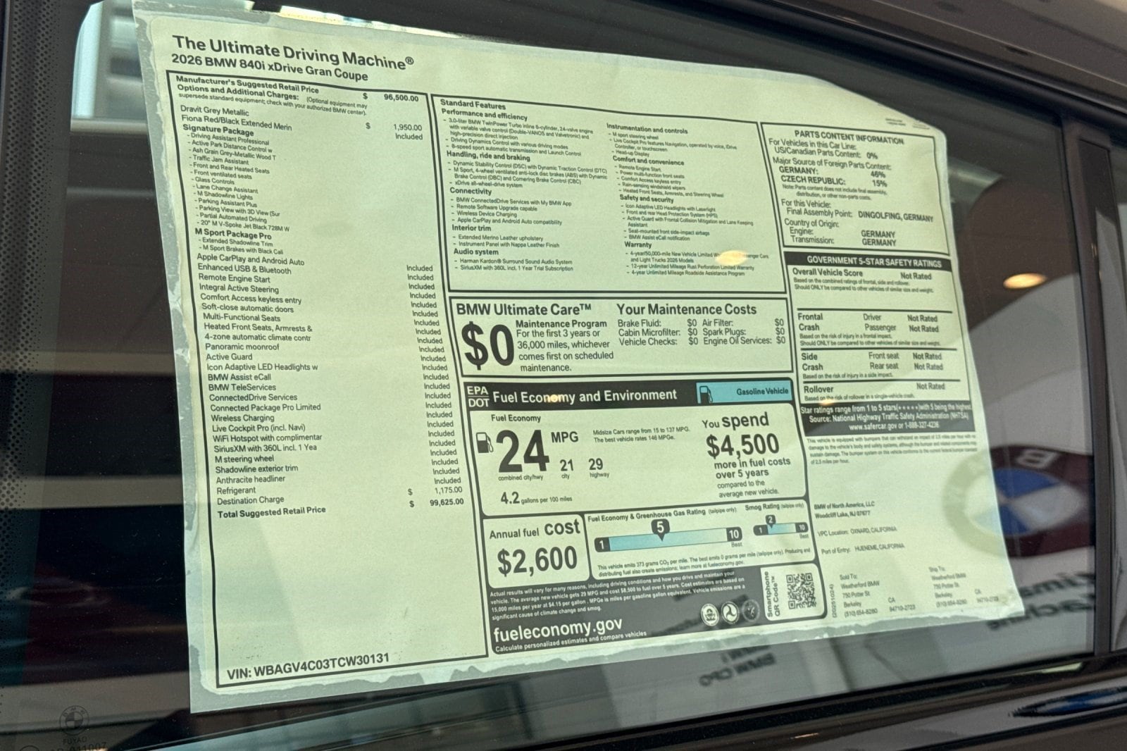 2026 BMW 8 Series 840i - Photo 25