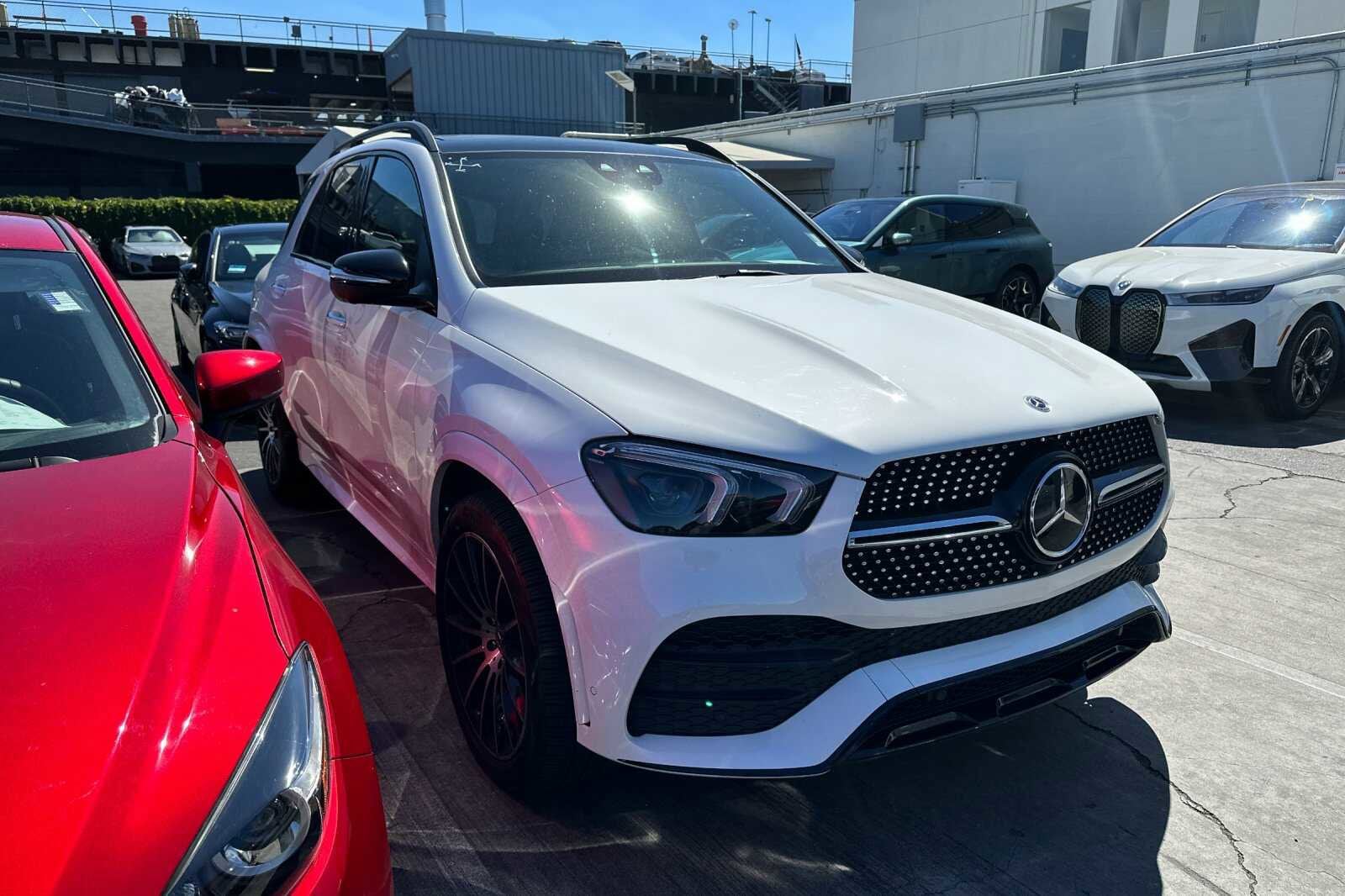 Used 2021 Mercedes-Benz GLE GLE350 with VIN 4JGFB4KBXMA444279 for sale in Santa Clara, CA