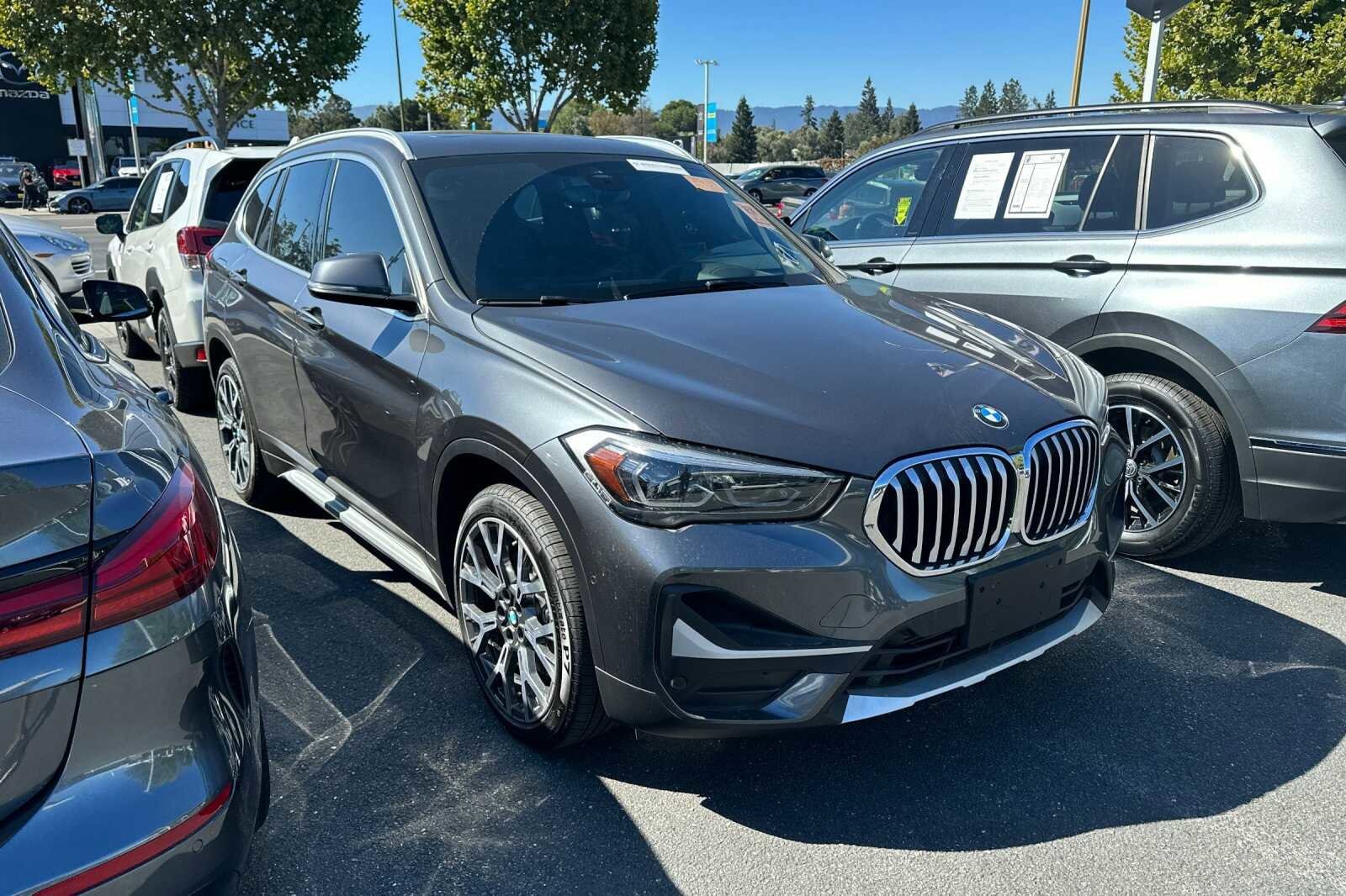 Used 2021 BMW X1 28i with VIN WBXJG7C09M5T48623 for sale in Santa Clara, CA