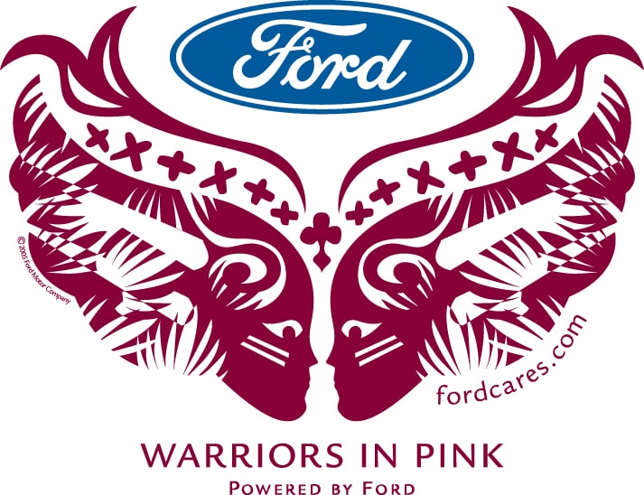 Ford in pink warrior