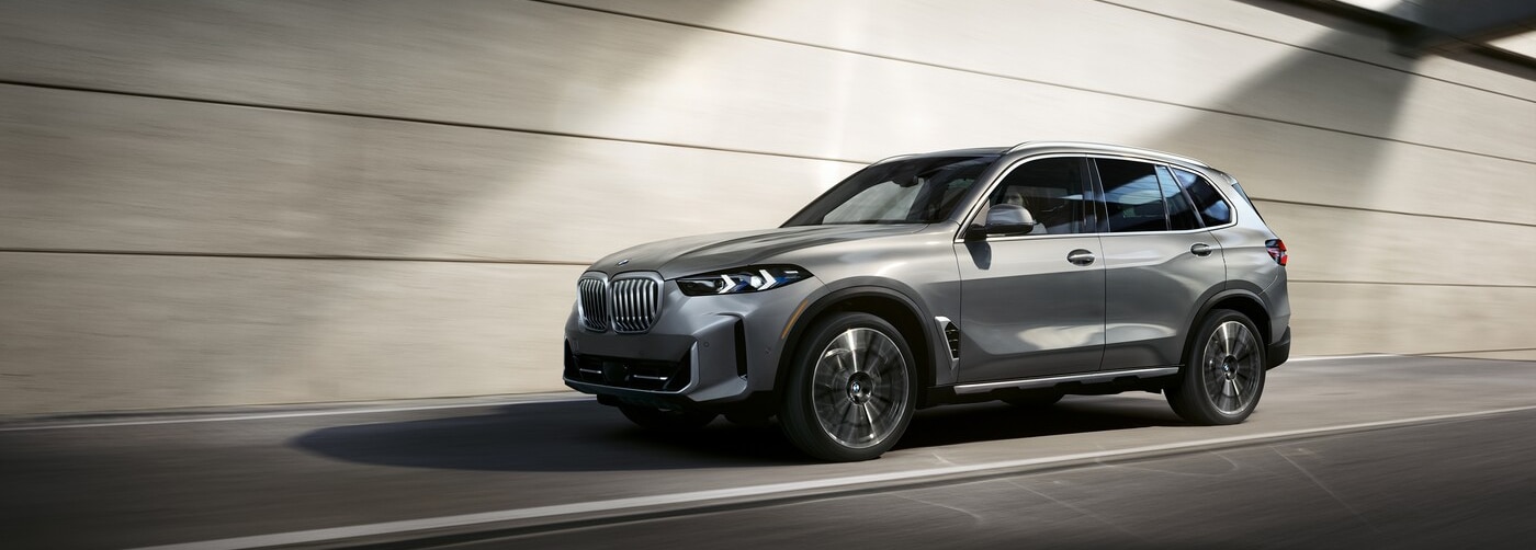 BMW X5 Driving Outdoors