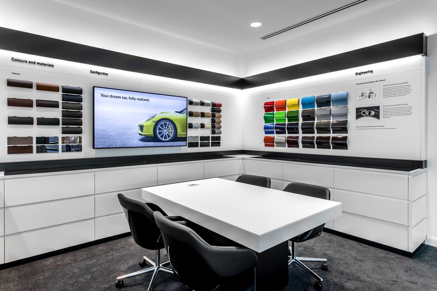 Porsche Birmingham fitting lounge Porsche Birmingham customization lounge