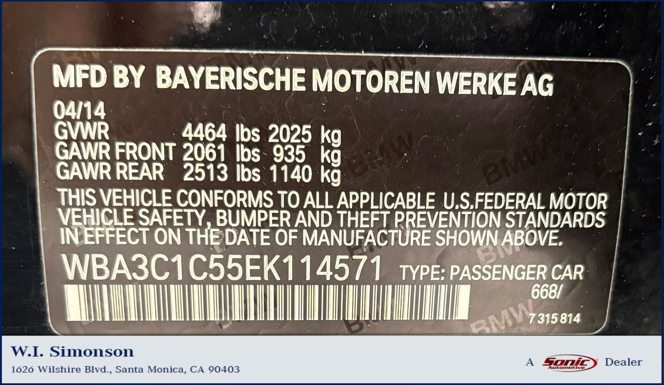 2014 BMW 3 Series 328i