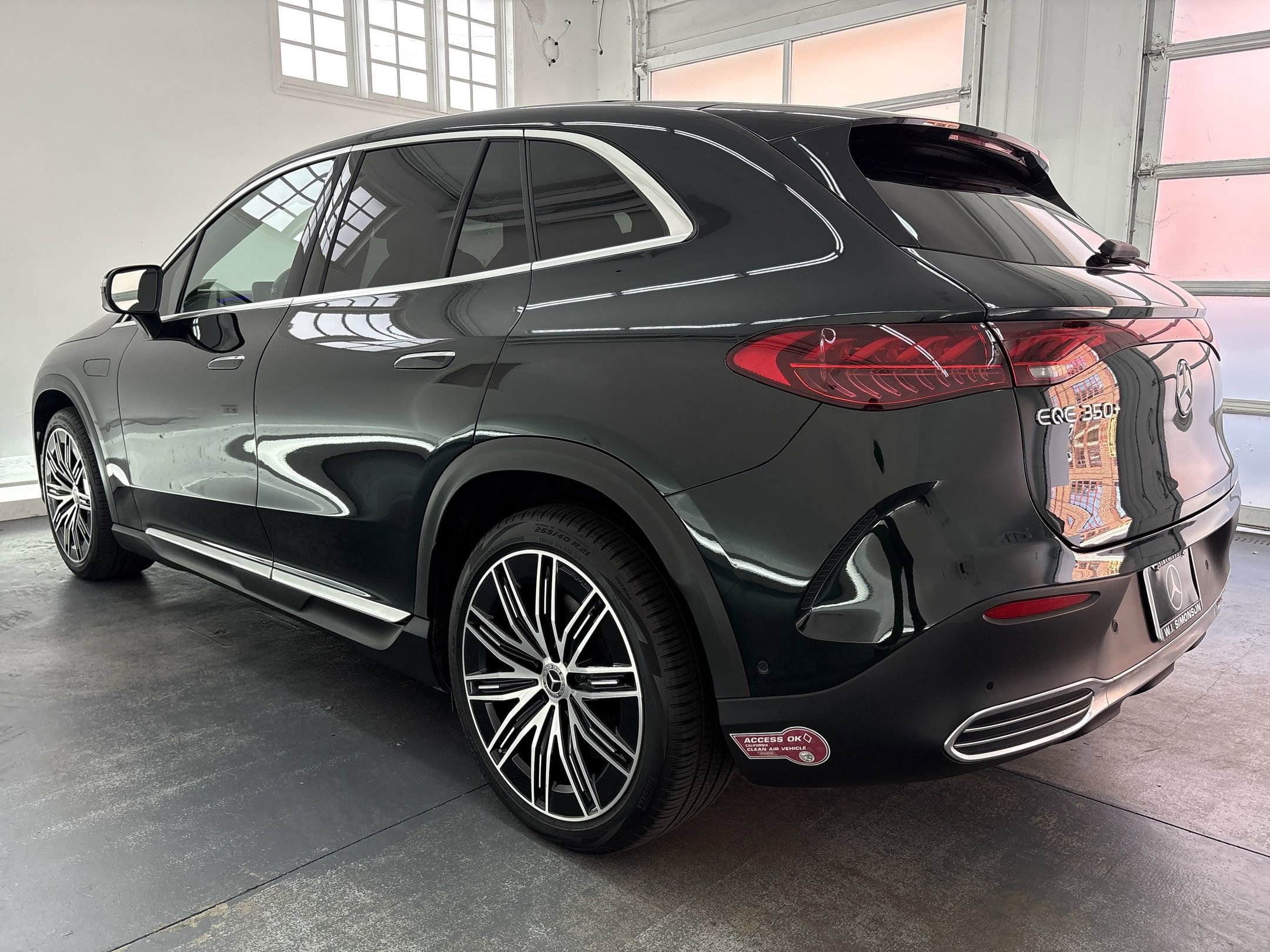 Certified 2024 Mercedes-Benz EQE SUV Base with VIN 4JGGM2BB4RA054711 for sale in Santa Monica, CA