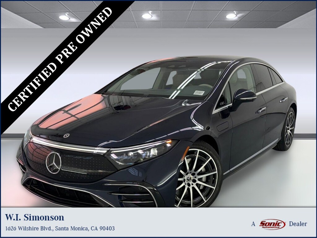 Certified 2022 Mercedes-Benz EQS 580 Sedan EQS 580 Sedan