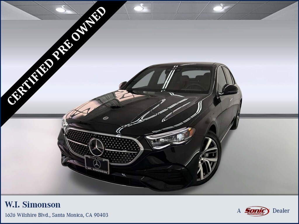 Certified 2025 Mercedes-Benz E-Class E 350 Sedan