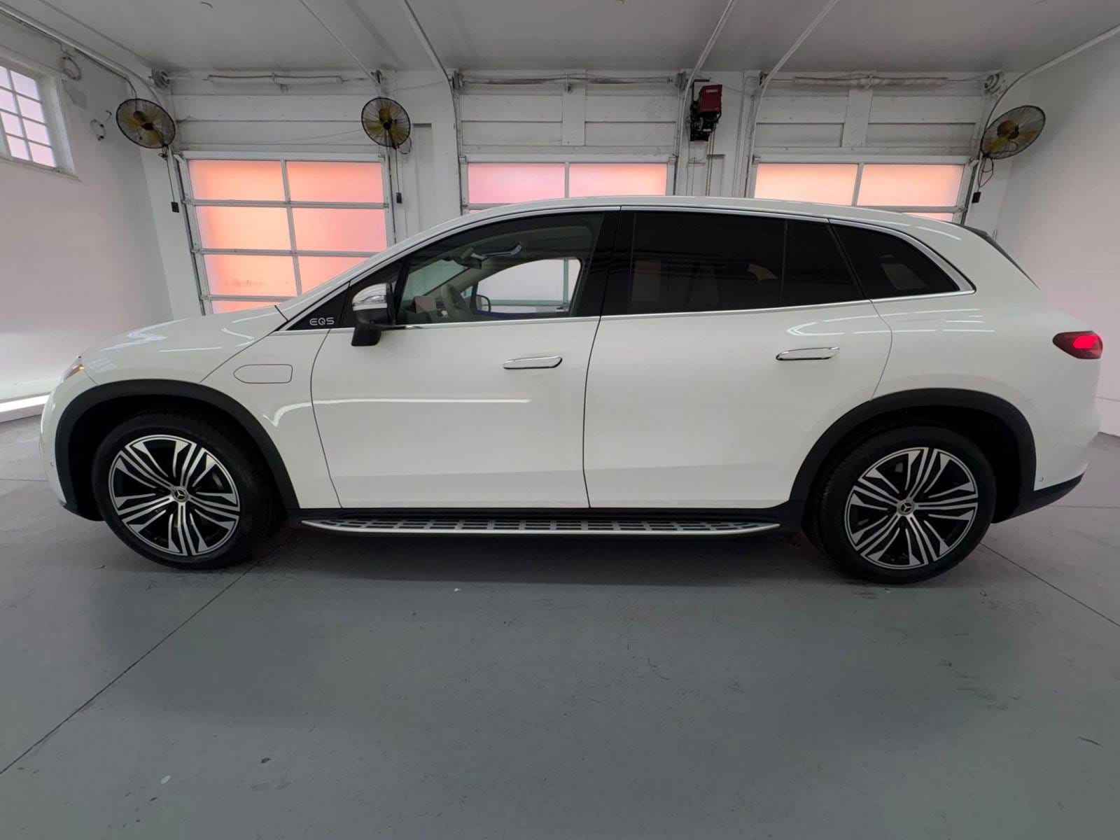 Certified 2023 Mercedes-Benz EQS SUV Base with VIN 4JGDM2DB2PA028279 for sale in Santa Monica, CA