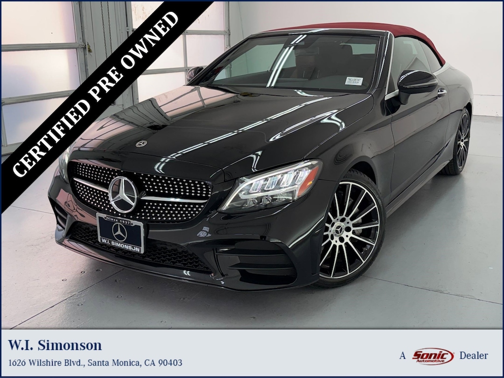 Certified 2022 Mercedes-Benz C-Class C 300 Cabriolet