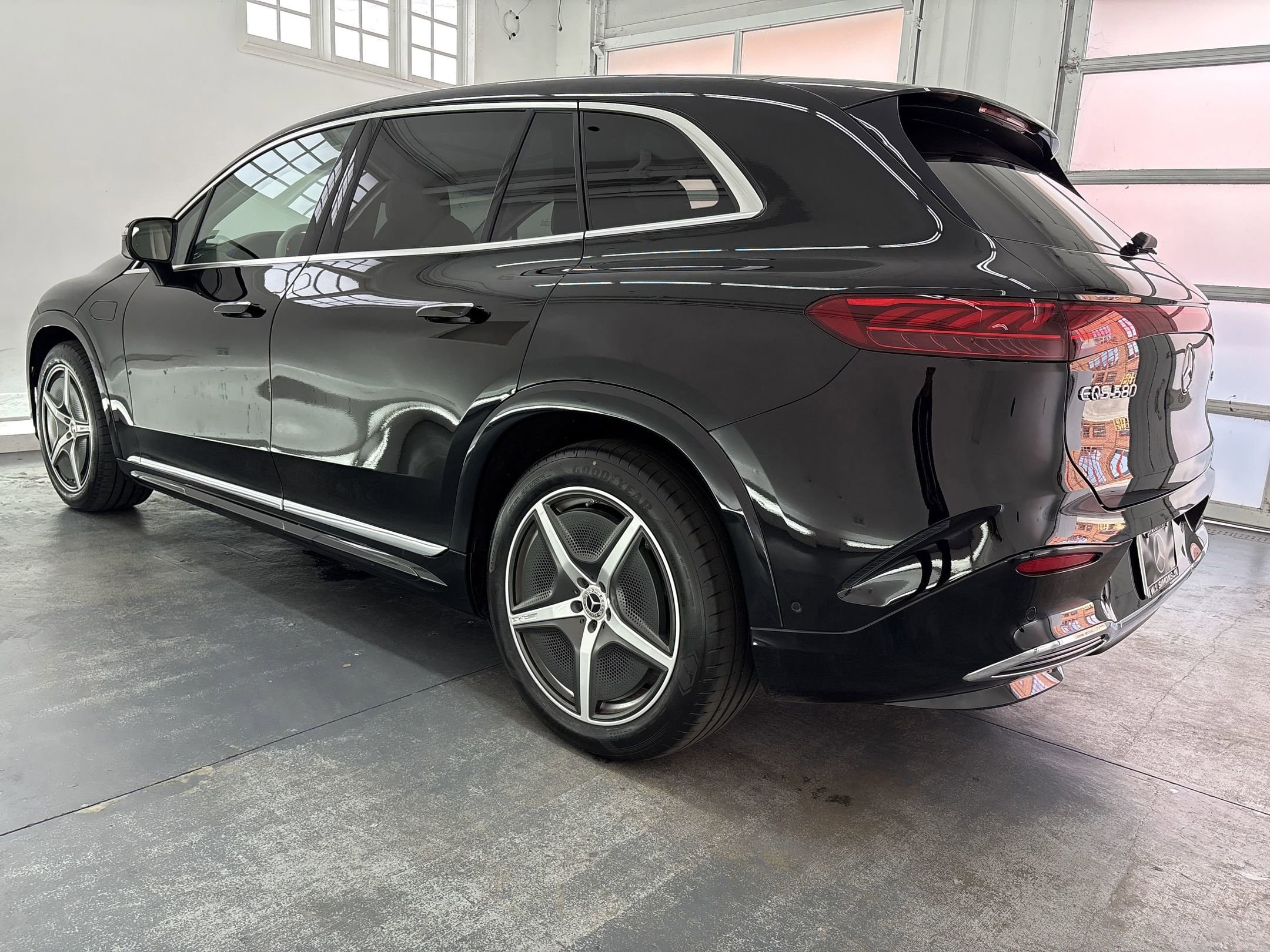 Certified 2023 Mercedes-Benz EQS SUV Base with VIN 4JGDM4EB3PA019469 for sale in Santa Monica, CA