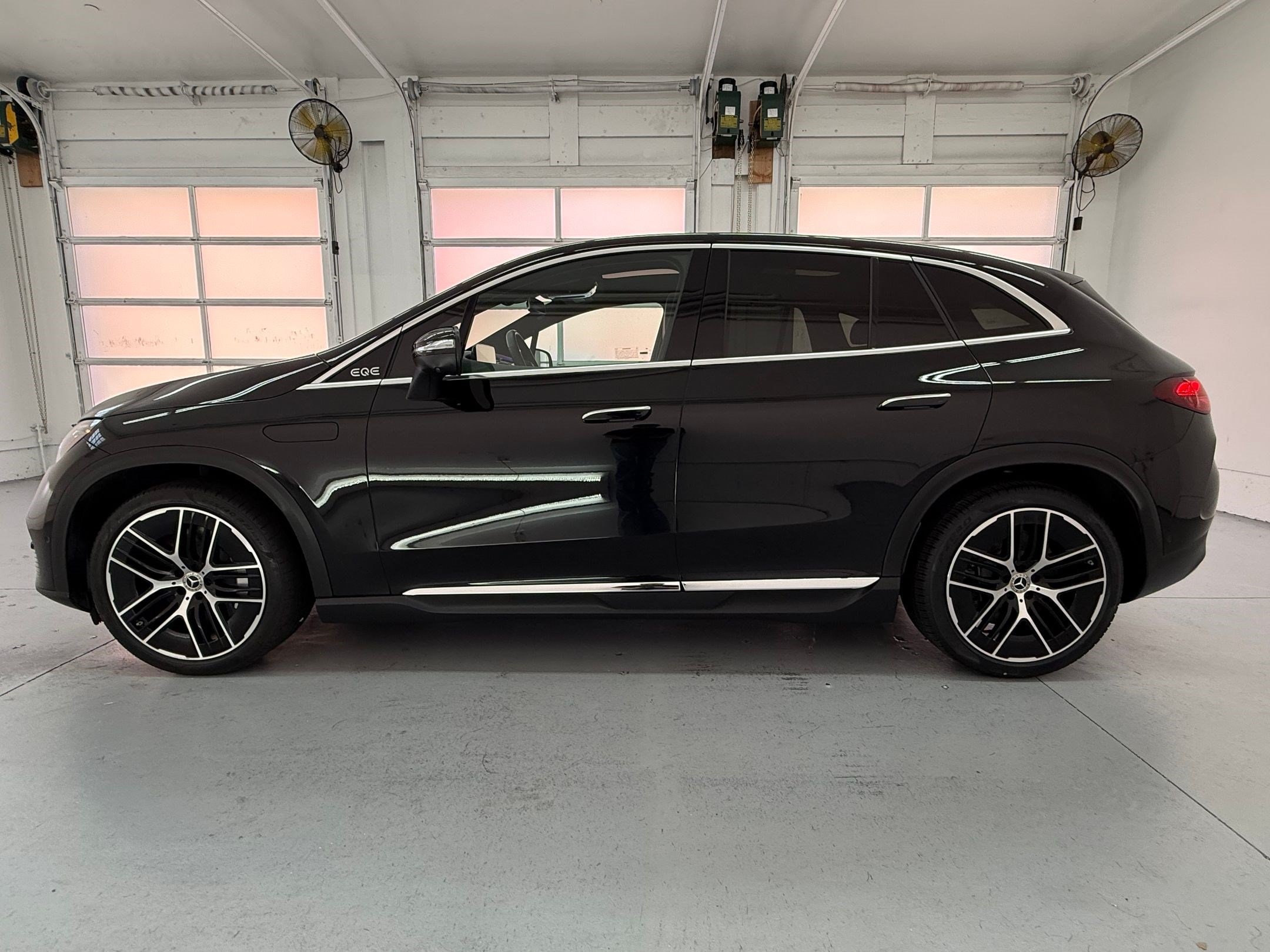 Certified 2024 Mercedes-Benz EQE SUV Base with VIN 4JGGM2BB3RA045577 for sale in Santa Monica, CA