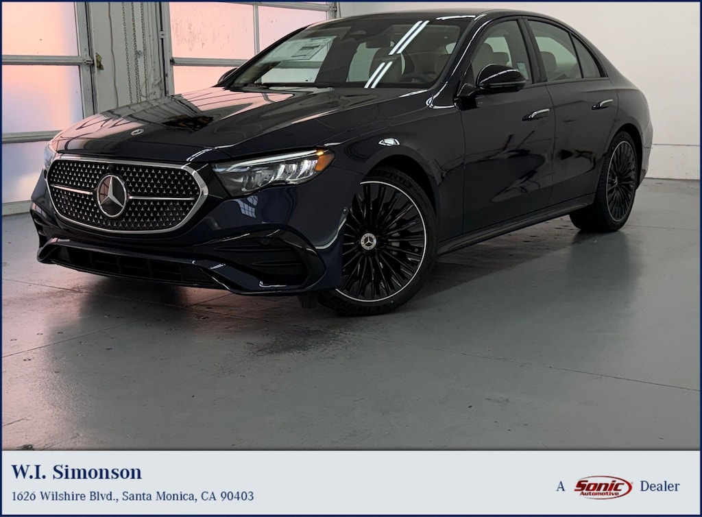 New 2026 Mercedes-Benz E-Class Sedan