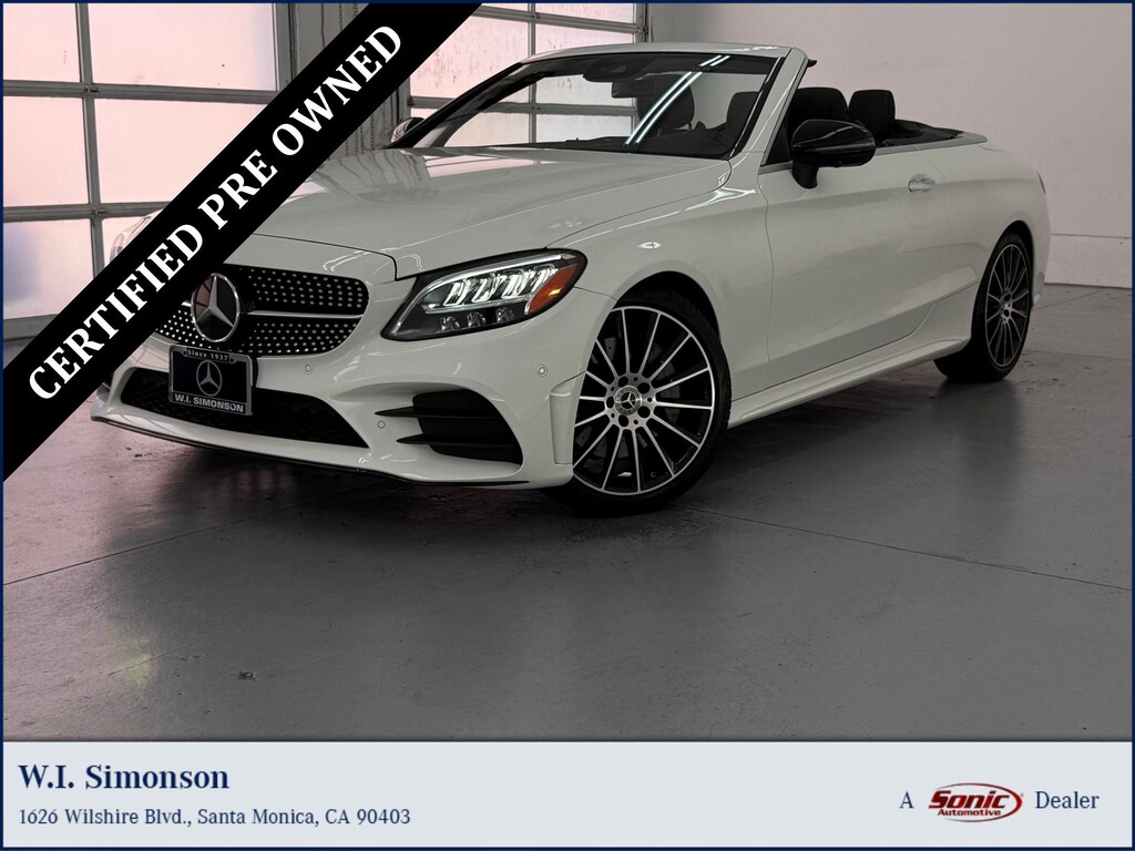 Certified 2022 Mercedes-Benz C-Class C 300 Cabriolet