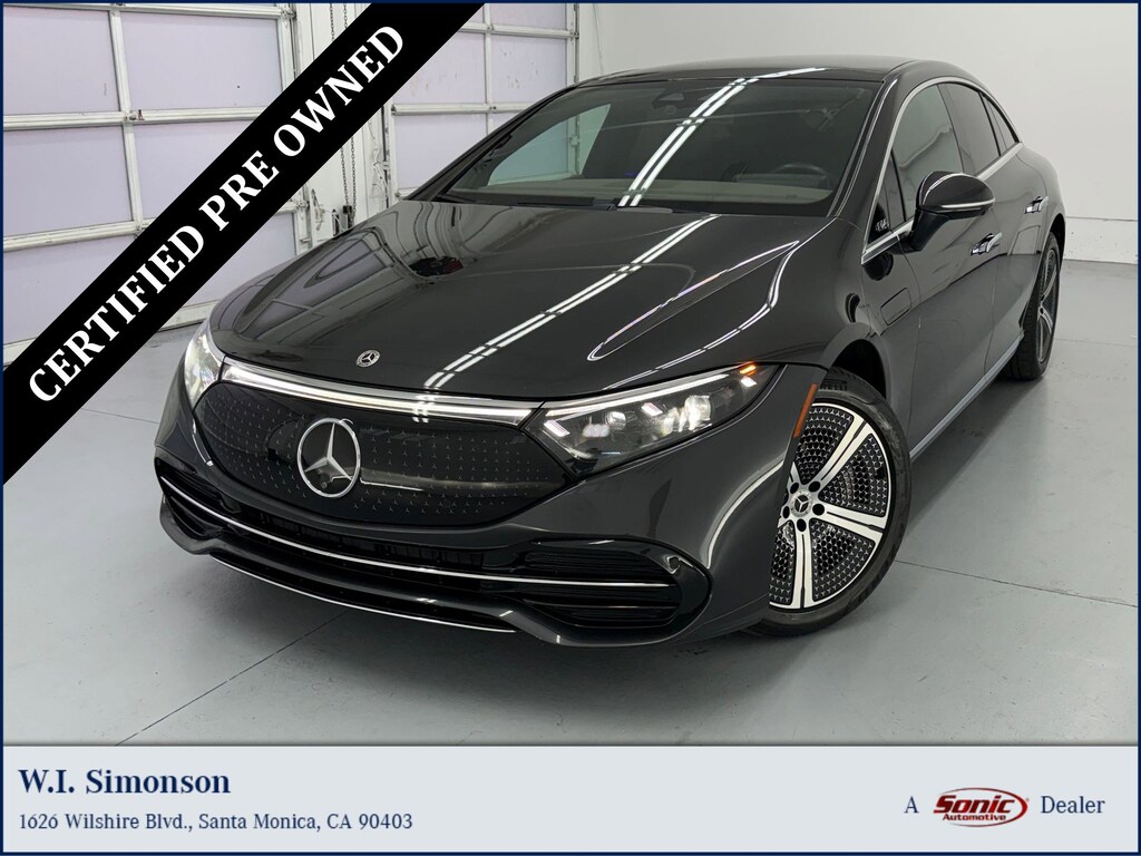 Certified 2022 Mercedes-Benz EQS 450+ Sedan EQS 450+ Sedan