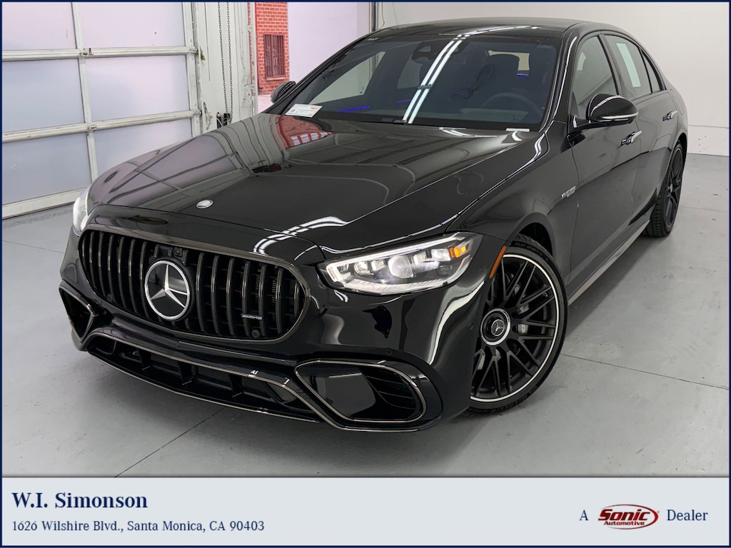 New 2025 Mercedes-Benz AMG S 63 E Base Sedan