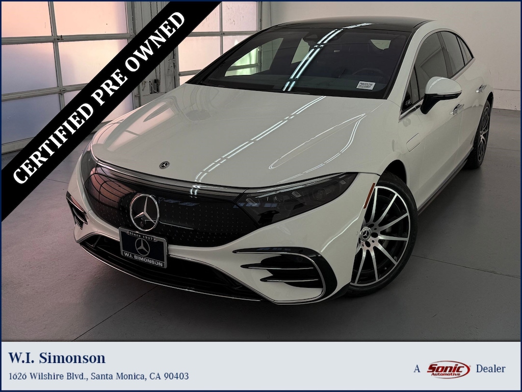 Certified 2022 Mercedes-Benz EQS 450+ Sedan EQS 450+ Sedan