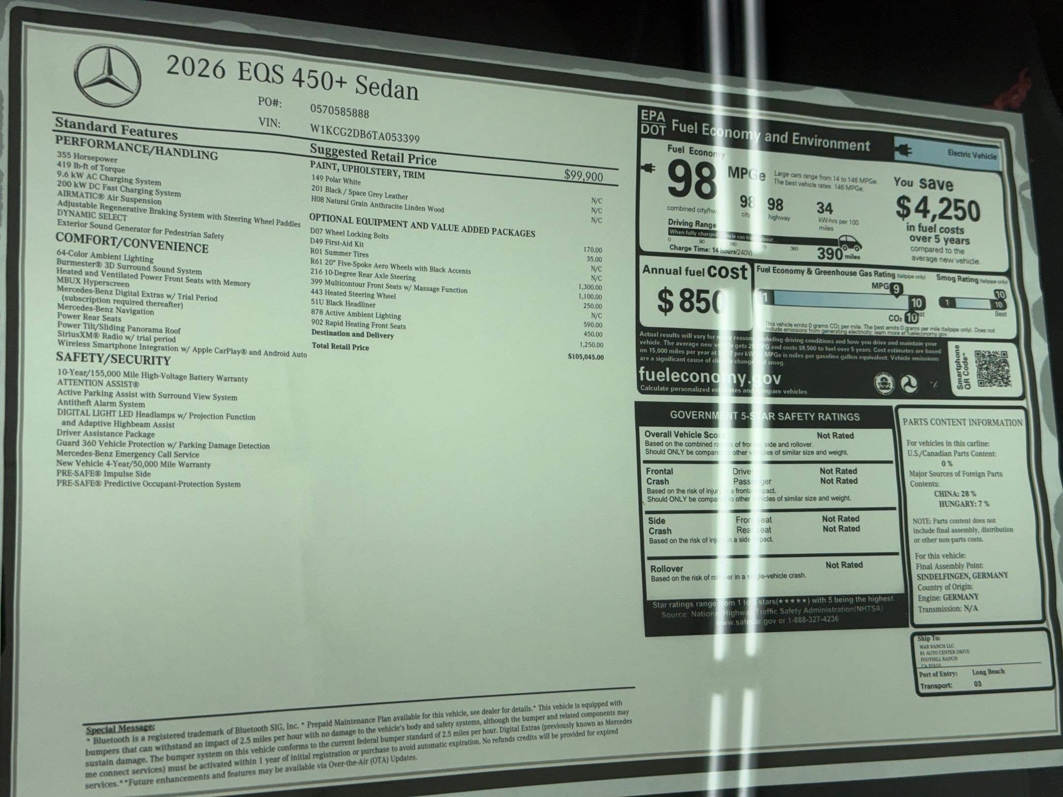 2026 Mercedes-Benz EQS Base - Photo 33