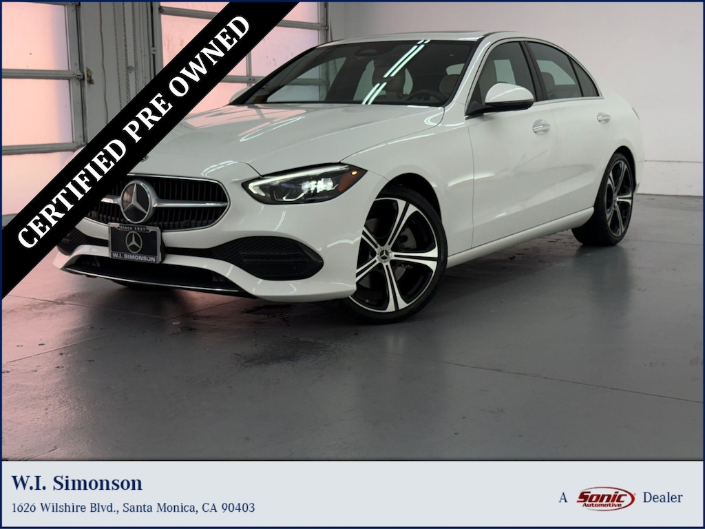 Certified 2022 Mercedes-Benz C-Class C 300 Sedan