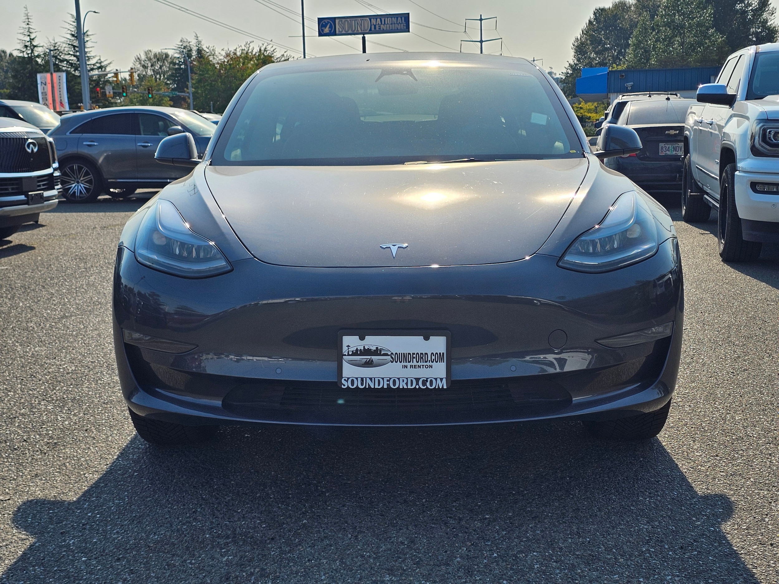 Used 2022 Tesla Model 3 Long Range with VIN 5YJ3E1EB7NF247233 for sale in Renton, WA