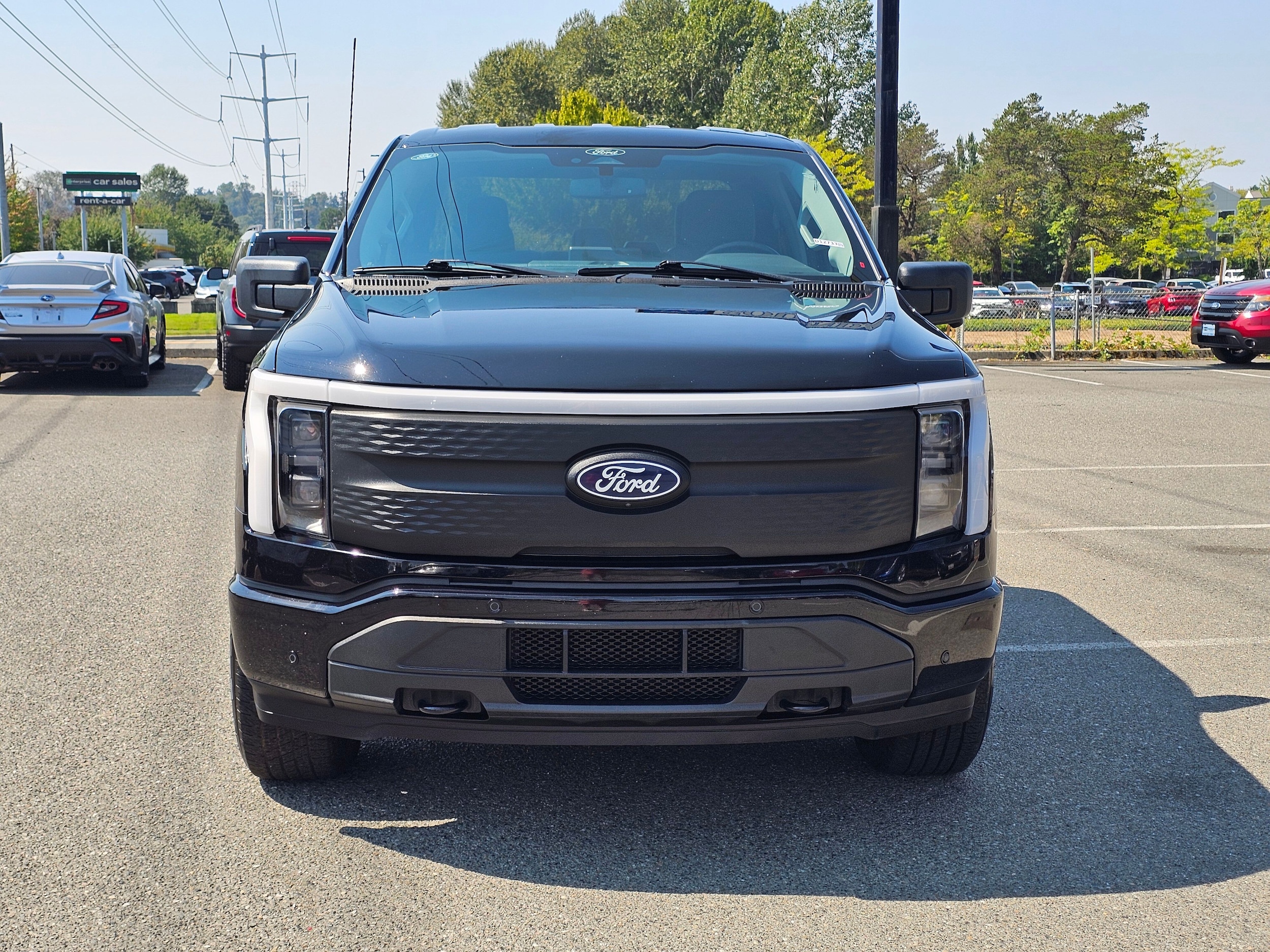 Used 2024 Ford F-150 Lightning Flash with VIN 1FT6W3L71RWG16190 for sale in Renton, WA