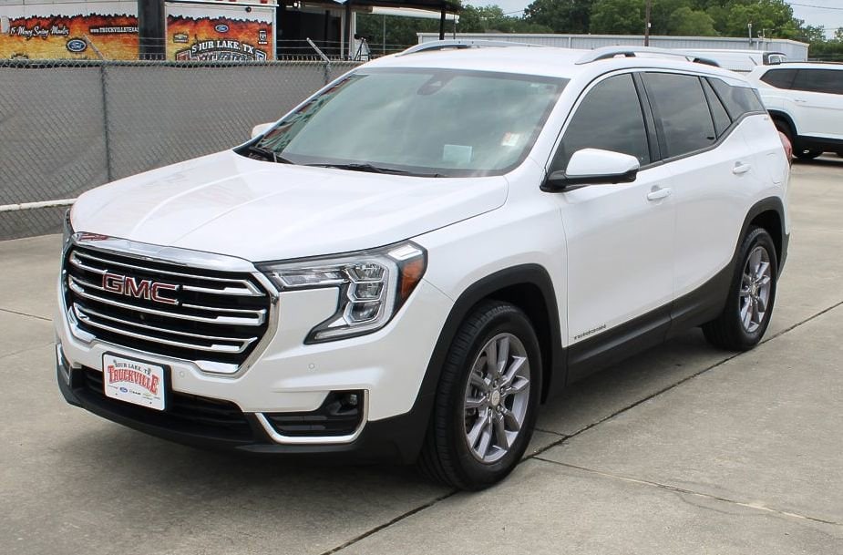 Used 2023 GMC Terrain SLT with VIN 3GKALPEG1PL227936 for sale in Sour Lake, TX