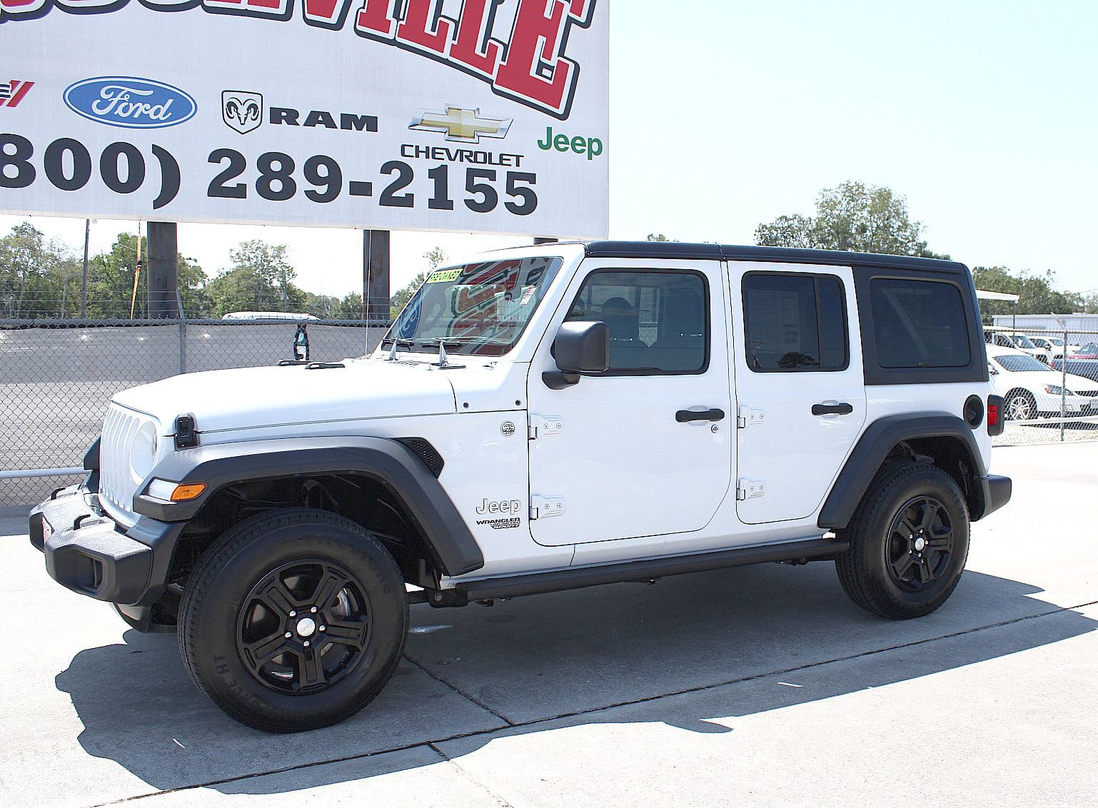 Used 2020 Jeep Wrangler Unlimited Sport S with VIN 1C4HJXDN7LW294755 for sale in Sour Lake, TX