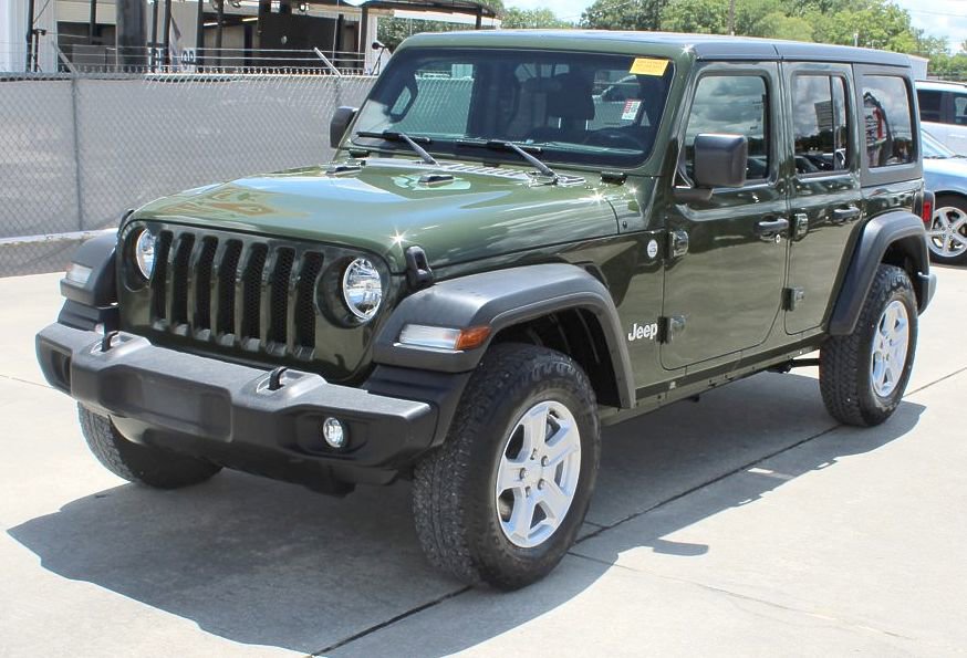 Used 2020 Jeep Wrangler Unlimited Sport S with VIN 1C4HJXDGXLW323120 for sale in Sour Lake, TX