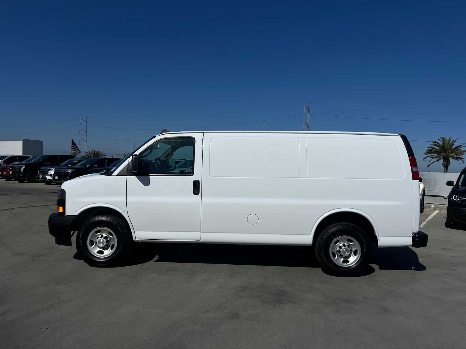 Used 2020 Chevrolet Express Cargo Work Van with VIN 1GCWGAFG1L1209973 for sale in Hawthorne, CA
