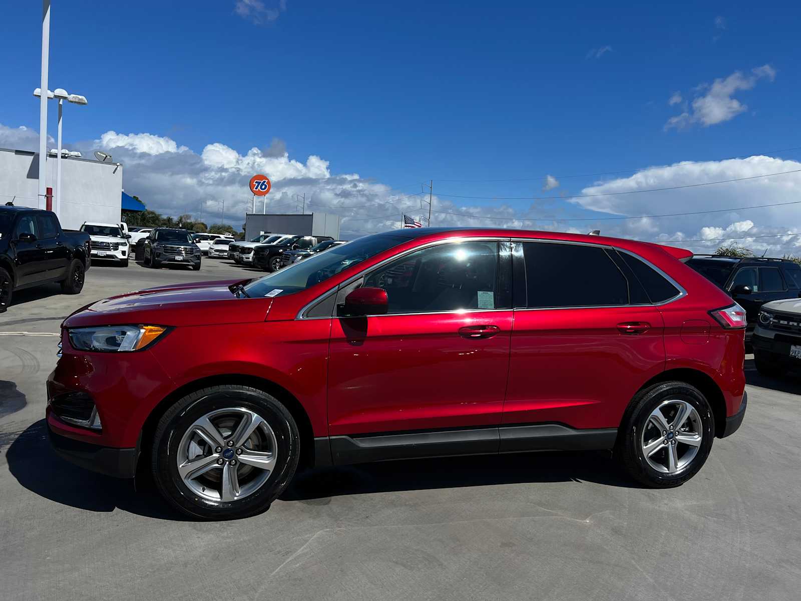 Certified 2022 Ford Edge SEL with VIN 2FMPK4J97NBA02004 for sale in Hawthorne, CA