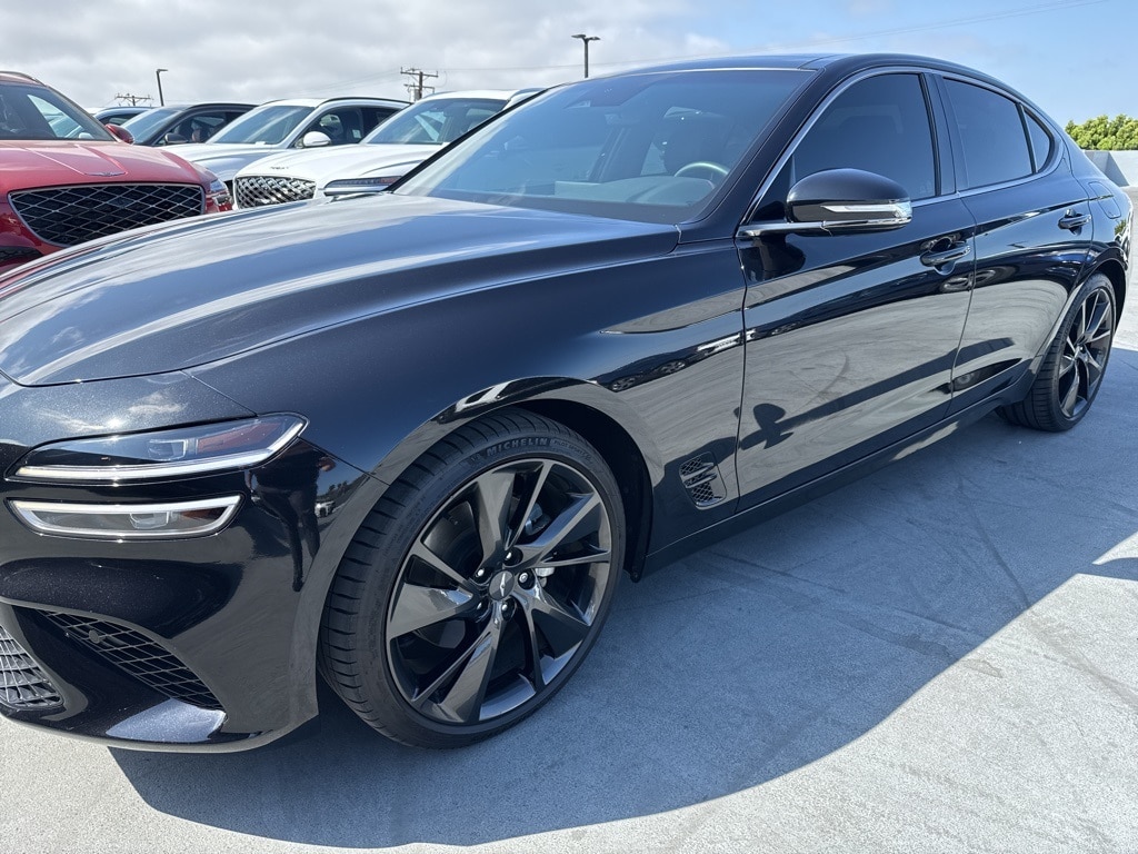 Certified 2023 GENESIS G70 Standard with VIN KMTG34TA5PU105283 for sale in Torrance, CA