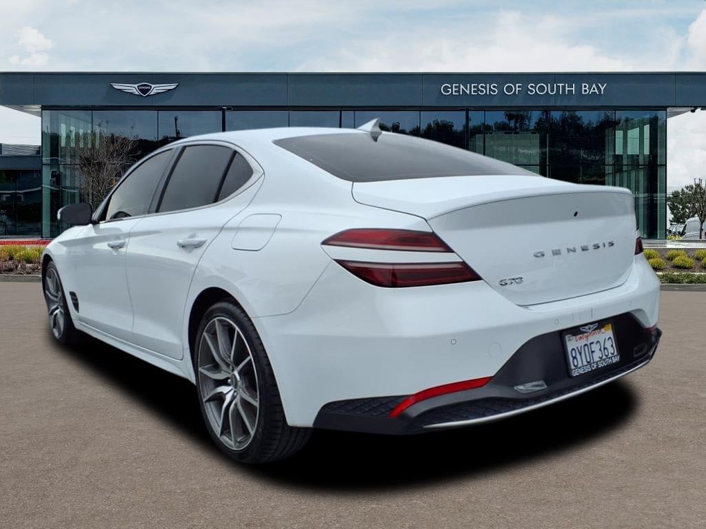 Certified 2022 GENESIS G70 Standard with VIN KMTG34TA0NU091046 for sale in Torrance, CA