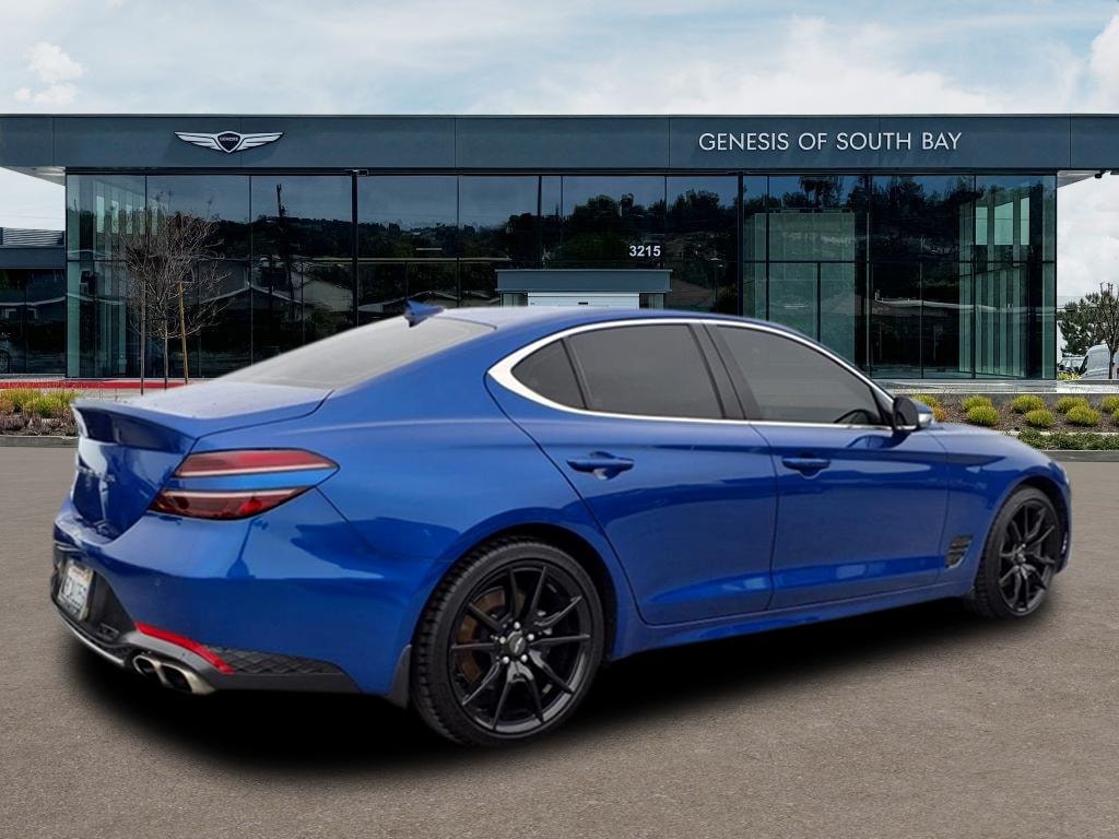 Certified 2022 GENESIS G70 Standard with VIN KMTG34TA2NU097947 for sale in Torrance, CA