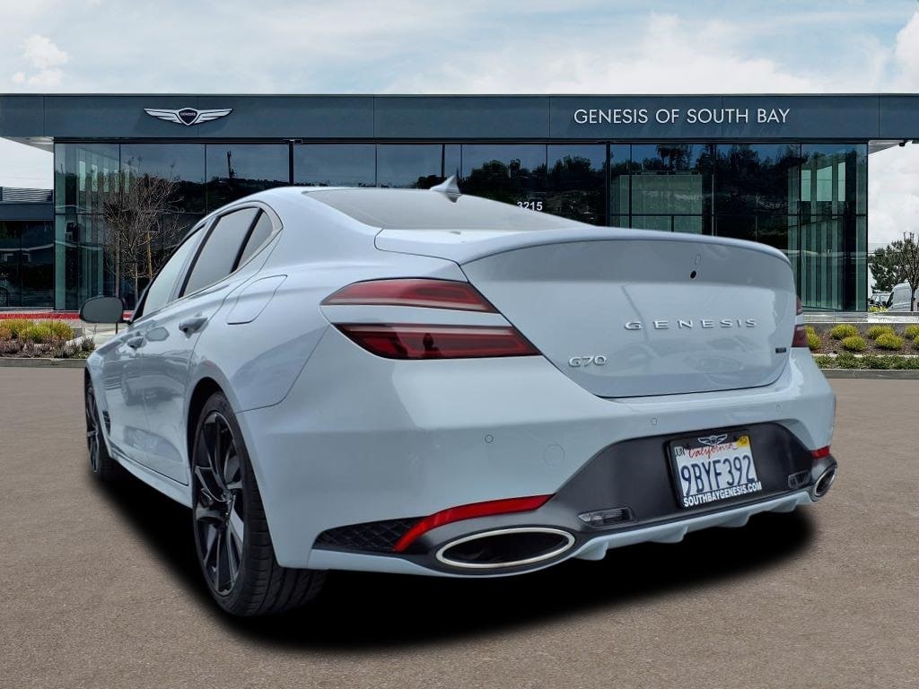 Certified 2023 GENESIS G70 Standard with VIN KMTG54TE3PU105229 for sale in Torrance, CA