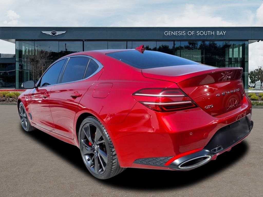 Certified 2022 GENESIS G70 Standard with VIN KMTG54TEXNU103572 for sale in Torrance, CA
