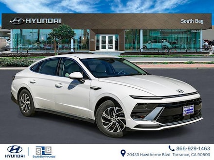 2026 Hyundai Sonata Hybrid Blue Sedan