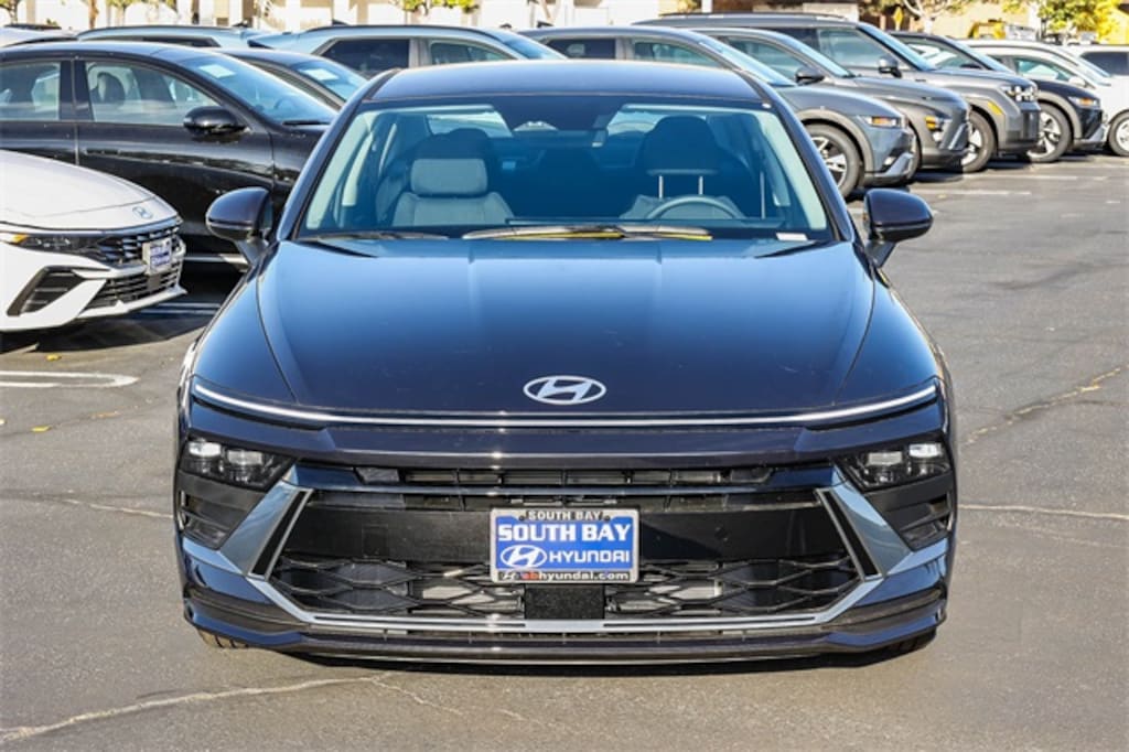 New 2026 Hyundai Sonata Hybrid Blue Sedan