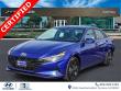 Certified 2023 Hyundai Elantra HEV Blue Sedan