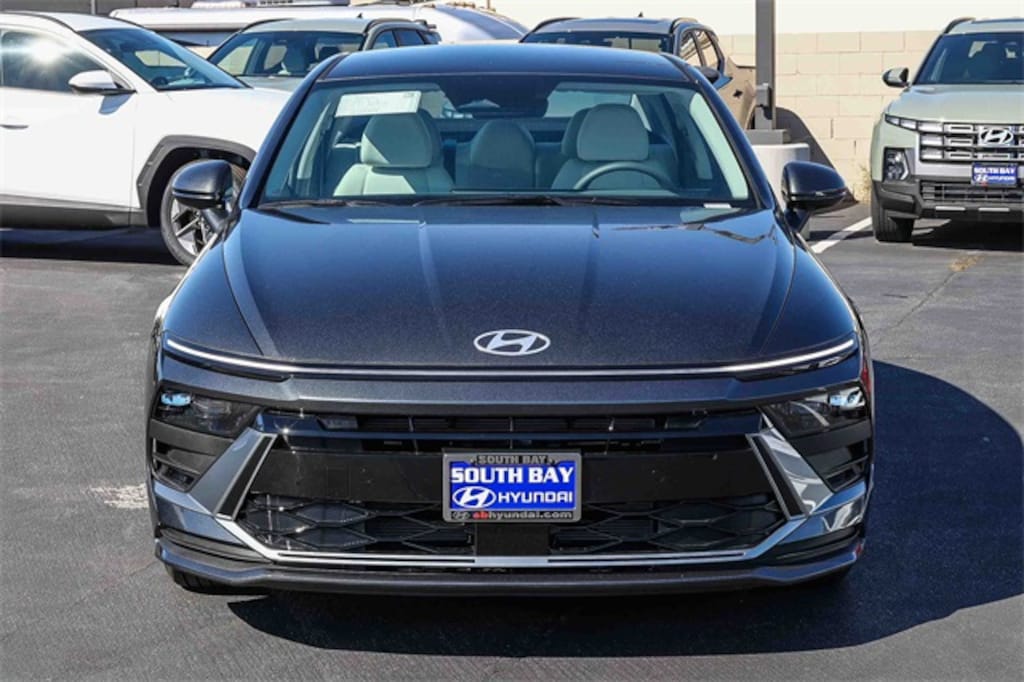 New 2026 Hyundai Sonata Hybrid Blue Sedan