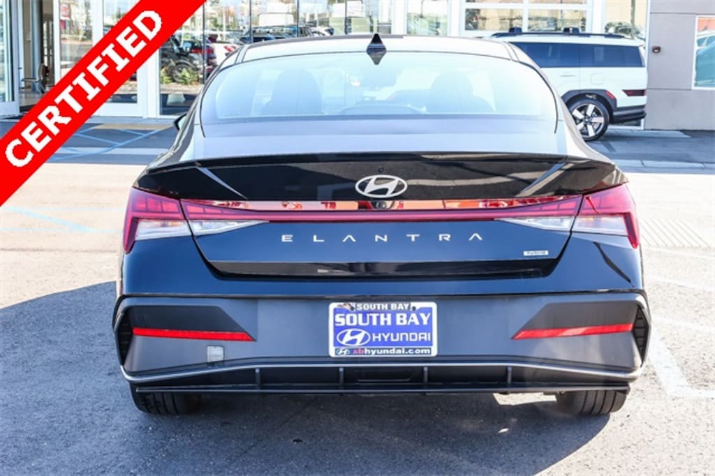 Certified 2025 Hyundai Elantra Hybrid SEL Sport Sedan