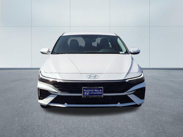 New 2026 Hyundai Elantra Hybrid Blue Sedan