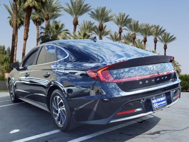 Certified 2021 Hyundai Sonata Hybrid Blue with VIN KMHL24JJ0MA033467 for sale in Torrance, CA