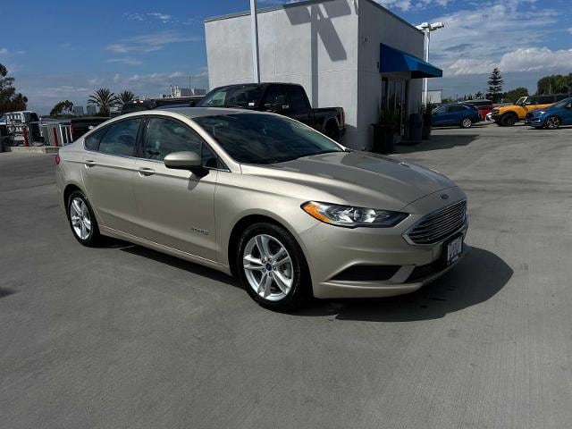 Certified 2018 Ford Fusion Hybrid S with VIN 3FA6P0UU2JR122711 for sale in Hawthorne, CA
