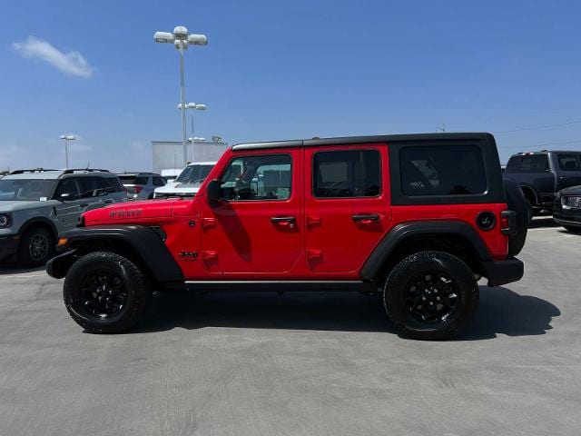 Used 2021 Jeep Wrangler Unlimited Willys with VIN 1C4HJXDG6MW651698 for sale in Hawthorne, CA