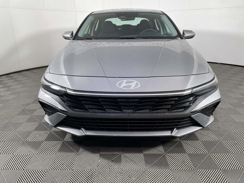 New 2026 Hyundai Elantra Hybrid Blue Sedan