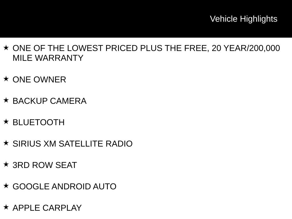 Used 2025 Chrysler Pacifica Select Minivan/Van