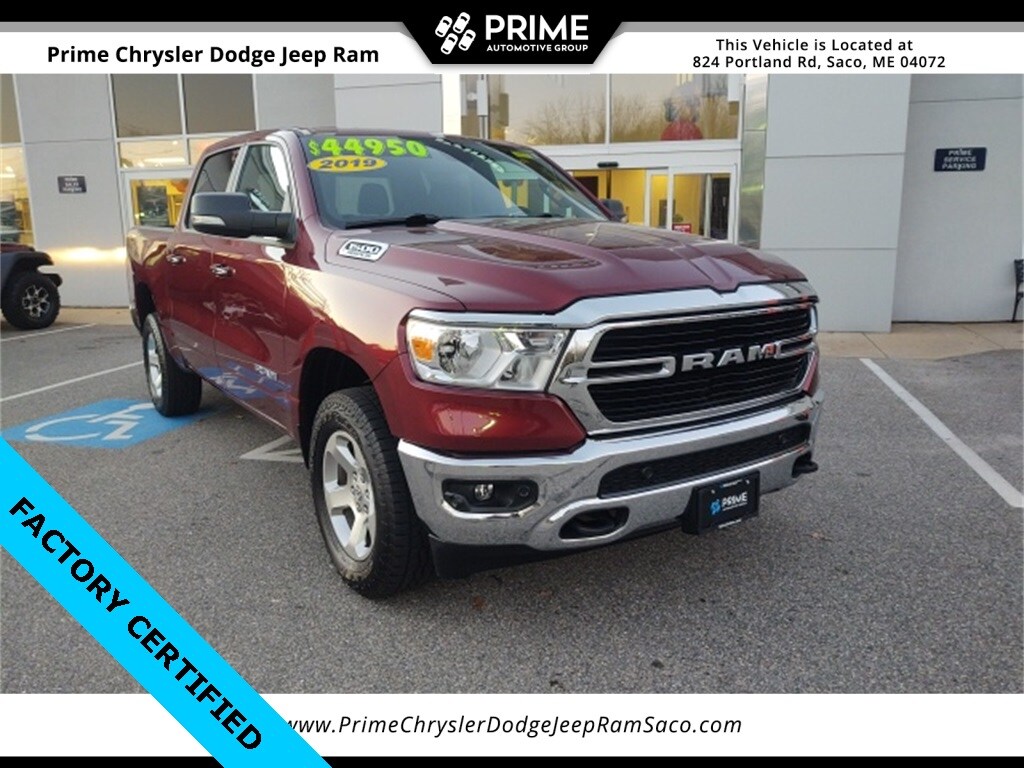 Certified 2019 Ram All-New 1500 Big Horn/Lone Star Truck Crew Cab