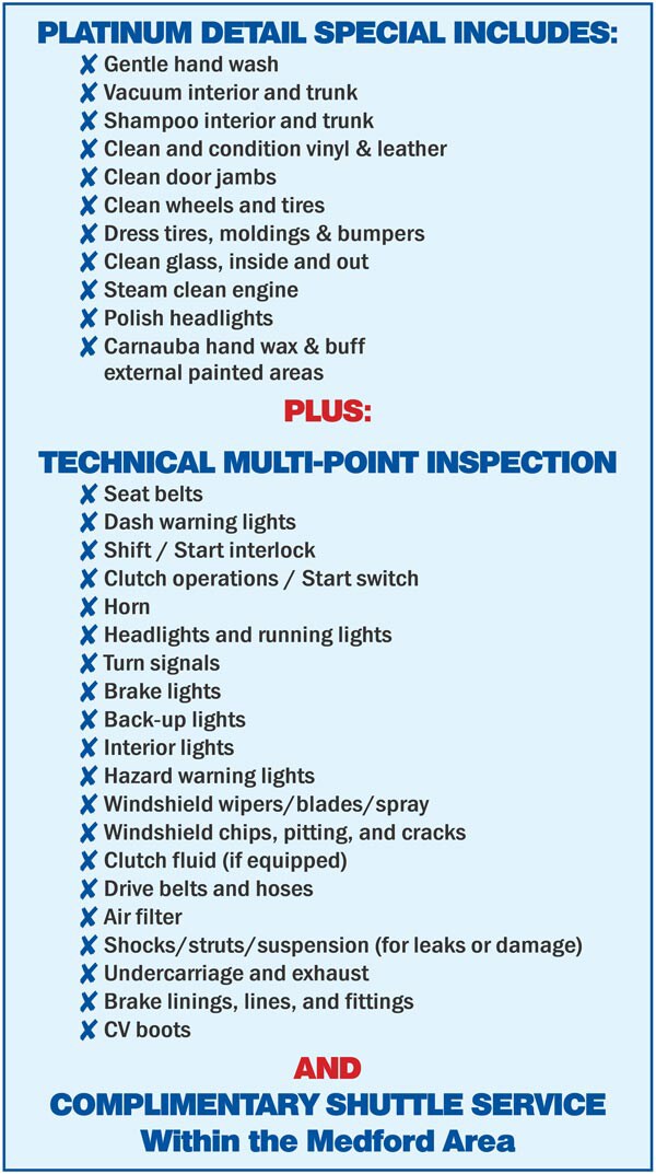 Medford, OR Car Wash & Vehicle Detail Center Southern Oregon Subaru