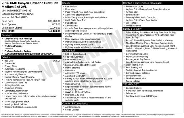 2026 GMC Canyon Elevation - Photo 50