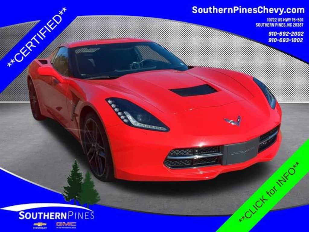 Used 2019 Chevrolet Corvette Stingray For Sale at Southern Pines