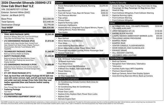2026 Chevrolet Silverado 2500 HD LTZ - Photo 46
