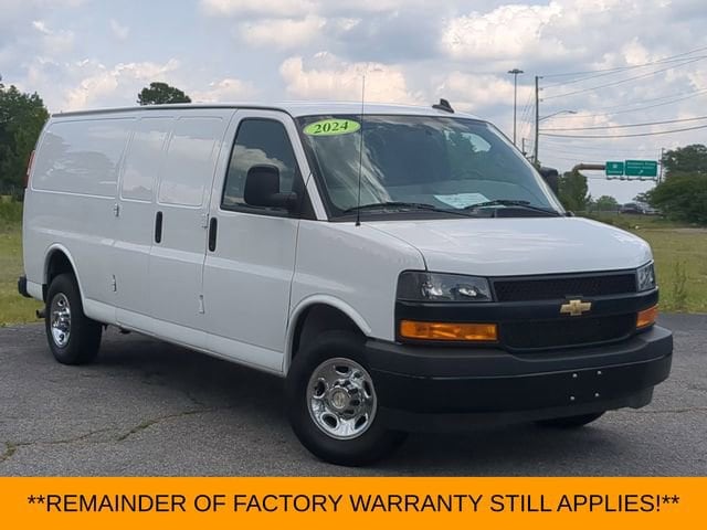 Used 2024 Chevrolet Express Cargo Work Van with VIN 1GCZGHFP9R1100255 for sale in Southern Pines, NC